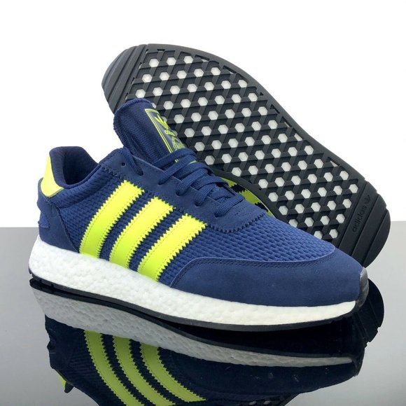 adidas Other - NEW ADIDAS I-5923 Men's Running Sneakers Boost Blue Volt F34270 PICK SIZE